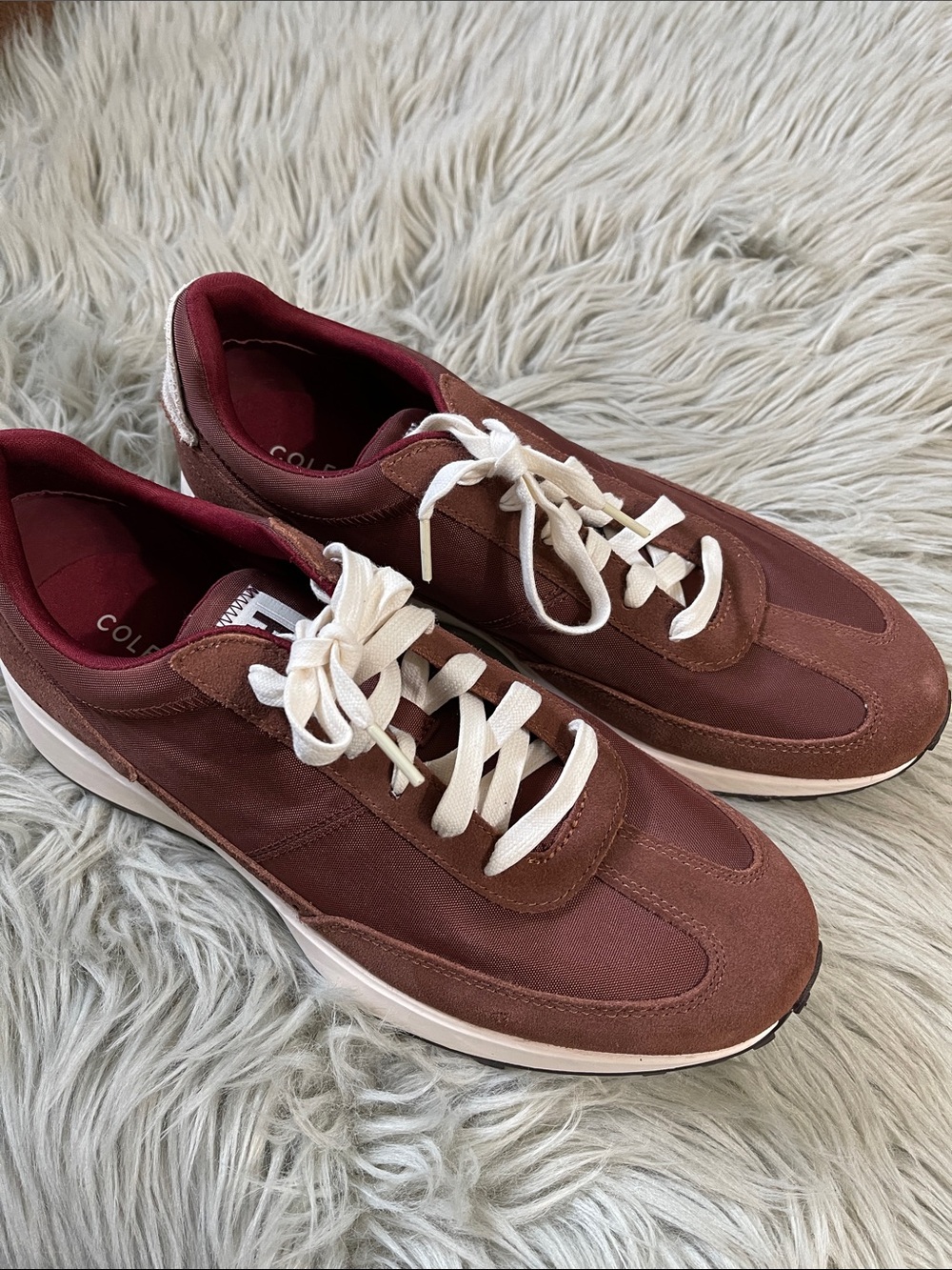 Cole Haan grand CC Midtown Men’s ‎ Lace-Up Sneakers with White Laces